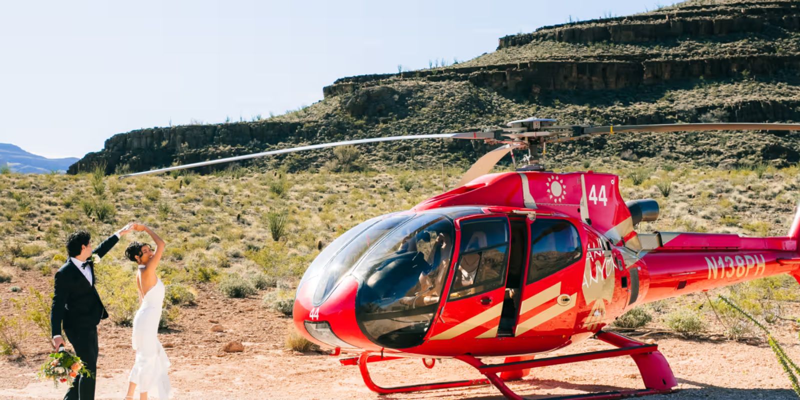Grand Canyon Helicopter Wedding