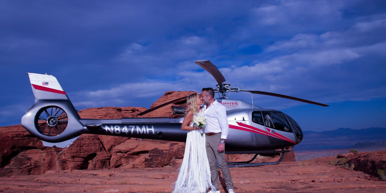 Valley of Fire by Helicopter