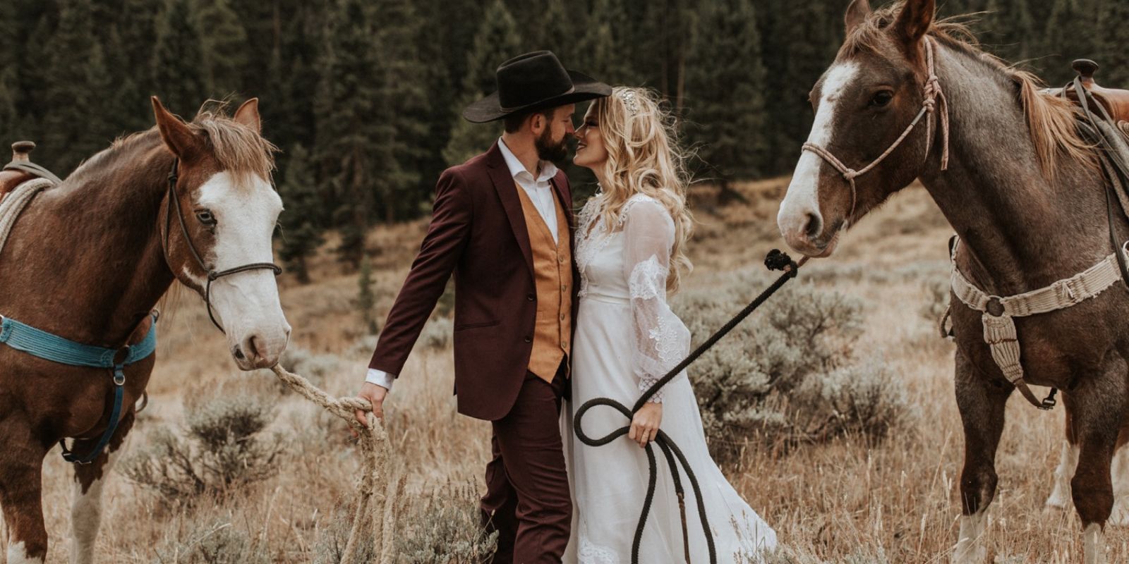 Wedding on Horseback