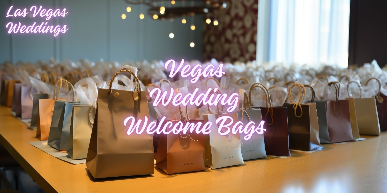 Vegas Wedding Welcome Bags
